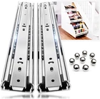 1/5/10 Pairs Heavy Duty Ball Bearing Drawer Slides Full Extension 100LB 10"–24"