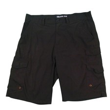 Iron Co. Black Utility Cargo Shorts Mens Size 36