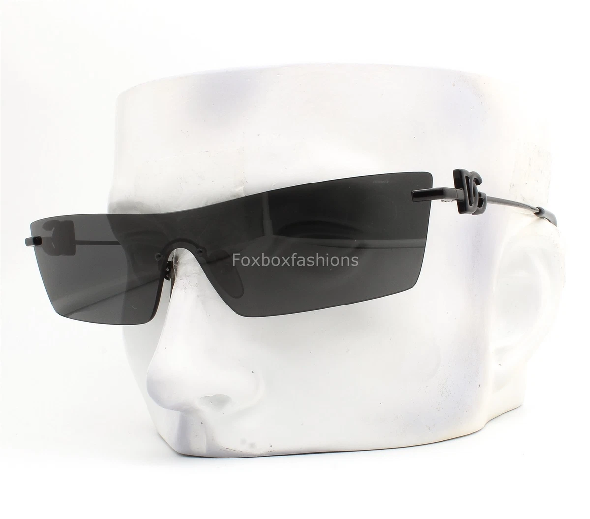 Dolce&Gabbana Black Shield Sunglasses for Women for sale | eBay
