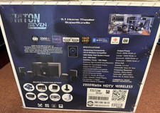 Triton Seven Audio 7.1 Home Theater SuperBundle 2900W Wireless HDMI Smart System