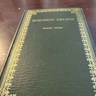 Daniel Defoe Robinson Crusoe & Further Adventures Faux Leather Hardcover