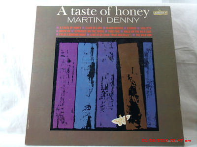 MARTIN DENNY -(LP)- A TASTE OF HONEY  FEATURING   ''TAKE FIVE, ROUTE 66''  -  1962