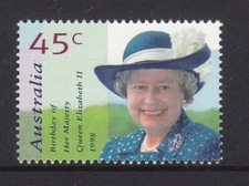 1998 Birthday of Her Majesty Queen Elizabeth II - MUH 45c Stamp