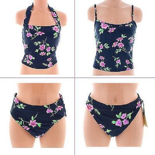 Le Cove Swimwear Women's Halter Tankini Top Swimsuit and High Cut Bikini  Bottom | eBay