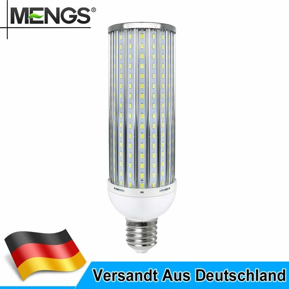 MENGS E40 80W=600W LED Glühbirne Lampe 8000lm AC 140-265V Energiesparlampe Warm - Bild 2 von 4