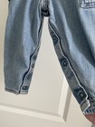 Vintage Oshkosh B’Gosh Washed Light Denim 24M Carpenter Overalls Snaps Open — photo 9