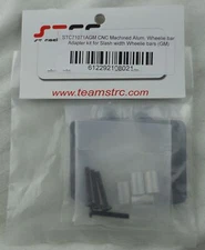 Associated DR10 Drag Car Gun Metal Aluminum Slash Wheelie Bar Adapter C71071AGM