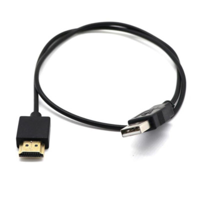USB to HDMI Cable Male Charger Cable Splitter Adapter for HDTV DVD NICE