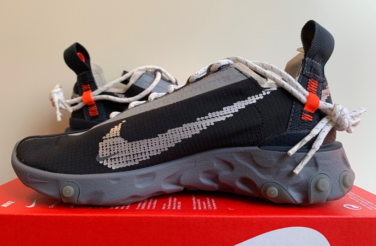 Nike React WR ISPA Black/Metallic Silver-Gunsmoke AR8555 001  display picture 2