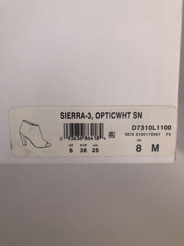Vince Sierra 3 Python Print Bootie White Shoe - Size 8 - Made In Italy RARE - Picture 23 of 24