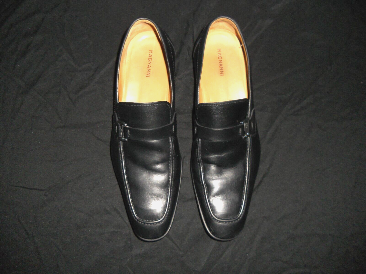 Magnanni Men\'s Dressing Shoe, Made In Spain ,Color Black . Magnanni Milos / Corey Black Toe Cap Oxford Shoes - The  main image 2