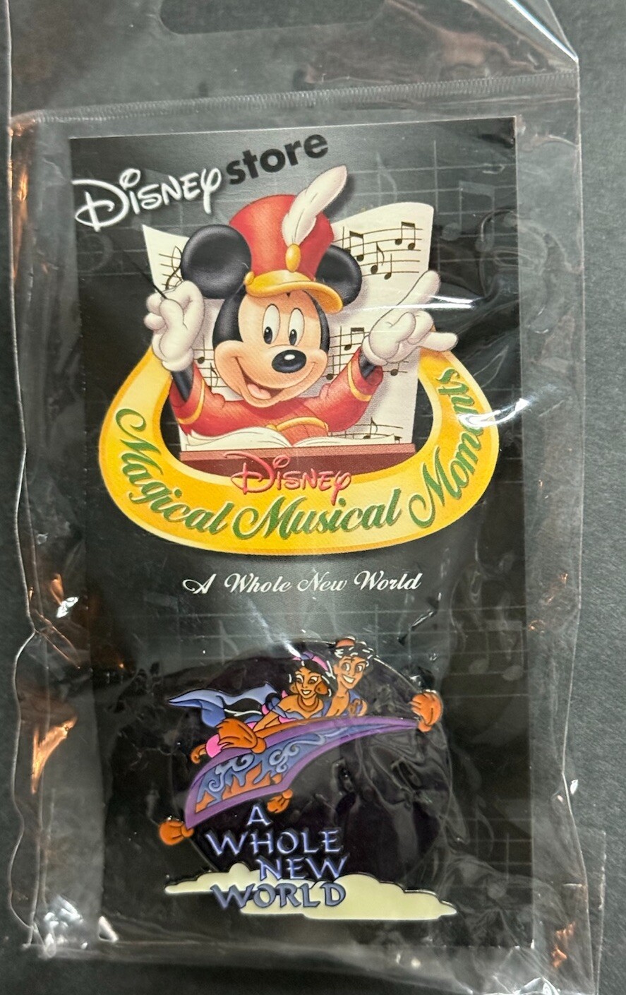 Disney Store Magical Musical Moments Trading Pin #41 A Whole New World Aladdin