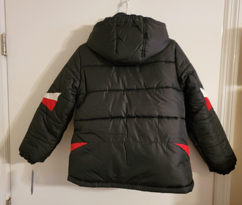 F.O.G. BY LONDON FOG BOYS HOODED PUFFER WINTER JACKET SZ 10-12 - Picture 2 of 6