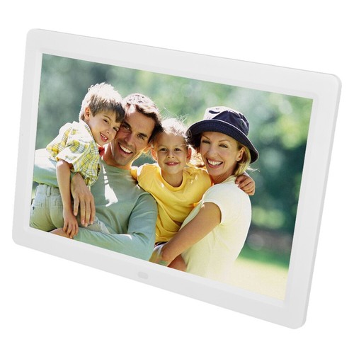 12In Digital Photo Picture Frame Album Clock Music Player with Remote Control EU - Picture 4 of 12