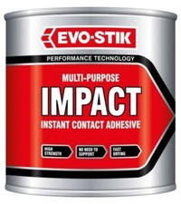 Evo-stik IMPACT ADHESIVE 250ml TIN 348103 MULTI PURPOSE INSTANT CONTACT ADHESIVE