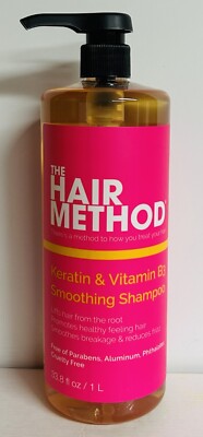 The Hair Method ~ Keratin & Vitamin B3 Smoothing Shampoo 33.8 fl oz