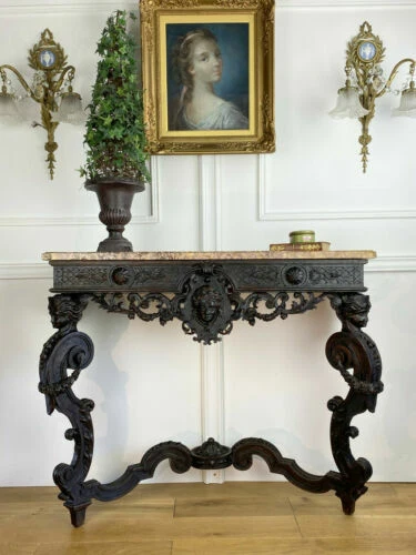 Tables du XIXe siècle rectangulaires XIXème et avant en noyer