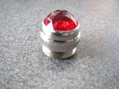 UNK TV7 HICKOK PILOT LIGHT COVER / KNOB NOS red FREE S&H K3/15