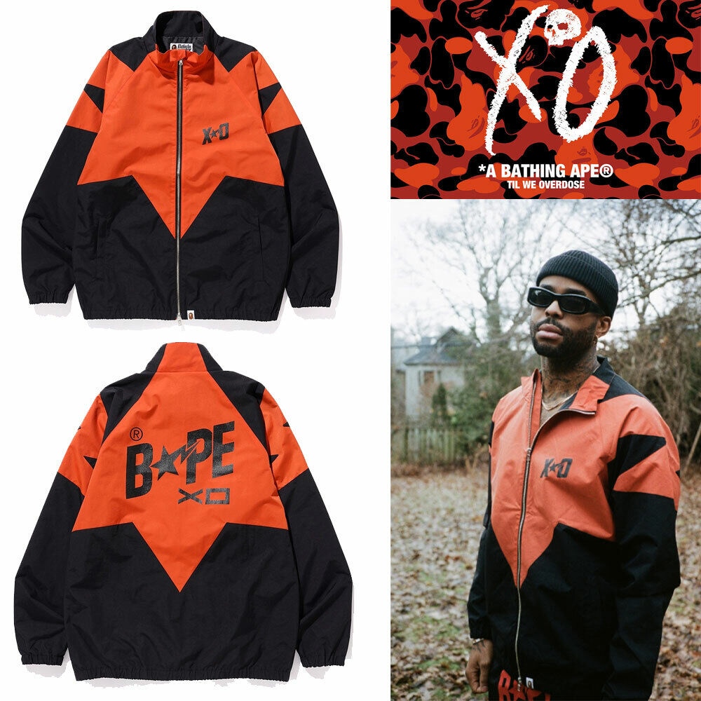 A BATHING APE Men's BAPE x XO BAPESTA TRACK JACKET From Japan New 1F73140923