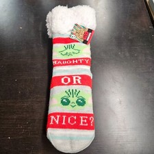 Mandalorian BABY YODA Grogu The Child Holiday Womens Size 4-10 SLIPPER SOCKS NEW