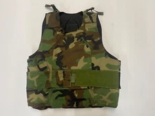 USGI Individual Countermine Vest Carrier w/ Inserts Woodland Medium