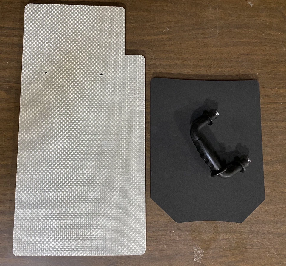 ESCUDO BALÍSTICO | MANCHADO | Nivel IIIA L3A+ 12x24 PARADAS .44 MAG -L Forma Foto 2 de 4