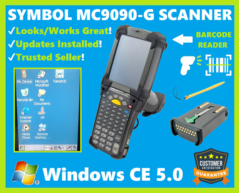 Symbol Motorola MC9090-GF0HBEGA2WW 1D Windows CE 5.0 & GARANTIE