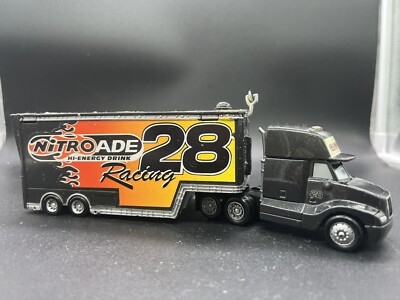 Disney Pixar Cars Nitroade #28 Race Hauler Transporter Semi Truck