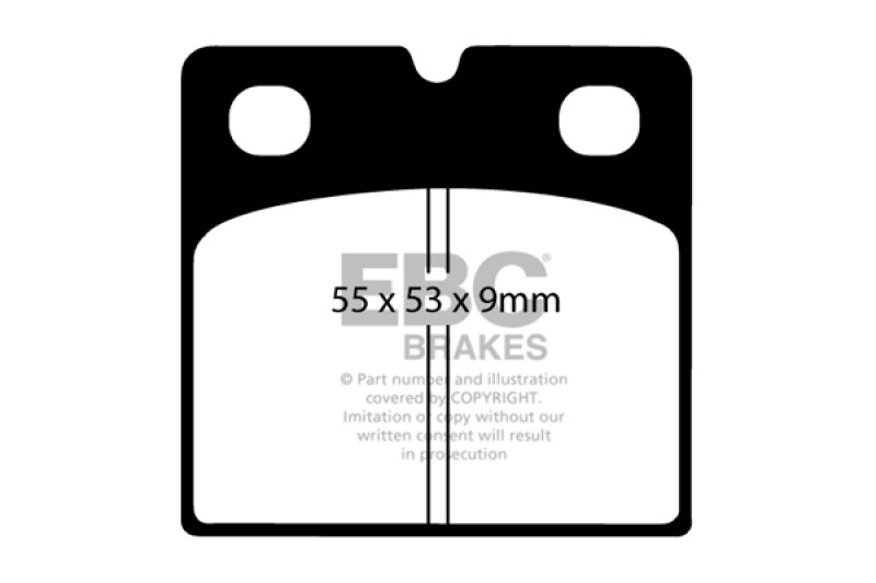 Ebc For 04-12 Aston Martin DB9 Parking Brake Ultimax2 Rear Brake Pads