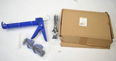 Pelto Tough Silicone Sealant Set Caulking Gun & Tools All Purpose Dripless