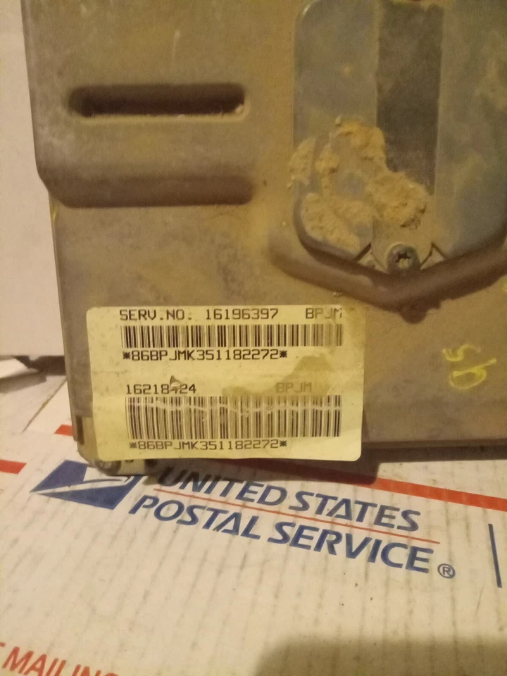 Модуль управления двигателем 1994-95 Pontiac Grand Prix ECM 16196397 EOM - Изображение 2 из 4