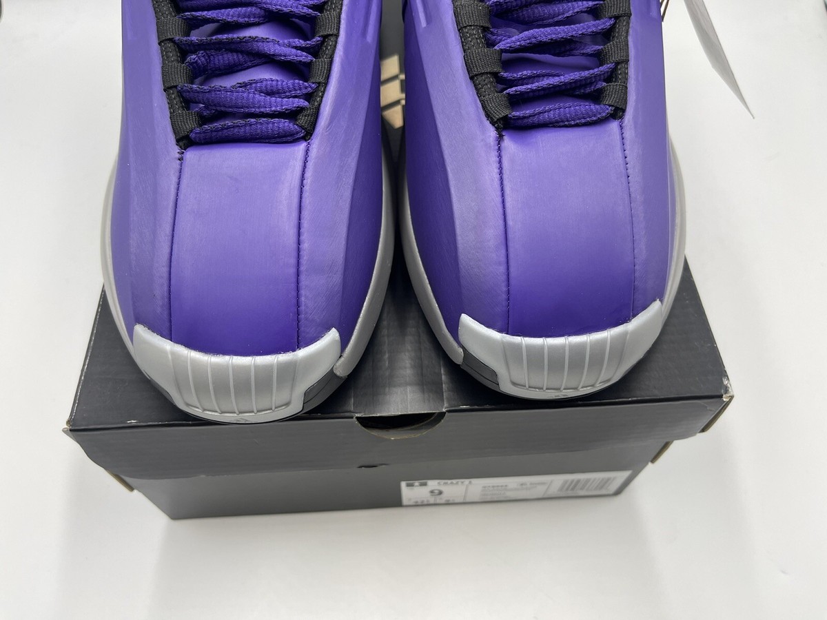 Brand New Adidas Crazy 1 Regal Purple Size 9 2022 Basketball Kobe
