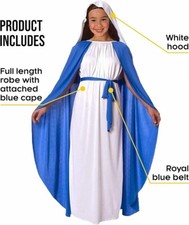 Las mejores ofertas en Disfraces religiosos Azul Traje Completo - Main Image