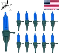 10 Blue L1, LED Clear Mini Christmas Tree Lights Replacement Bulbs 3 V 0.06 W