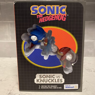 Sonic the Hedgehog: SONIC vs KNUCKLES (2024) Hallmark Christmas Ornaments