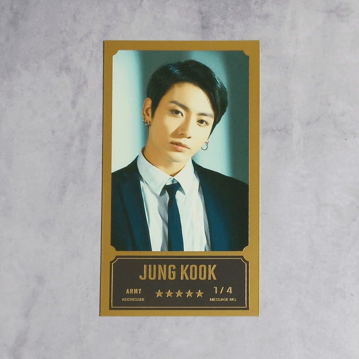新品 公式 BANGBANGCON PREMIUM PHOTO JUNGKOOK Official Jungkook Bang Bang Con Premium Photo