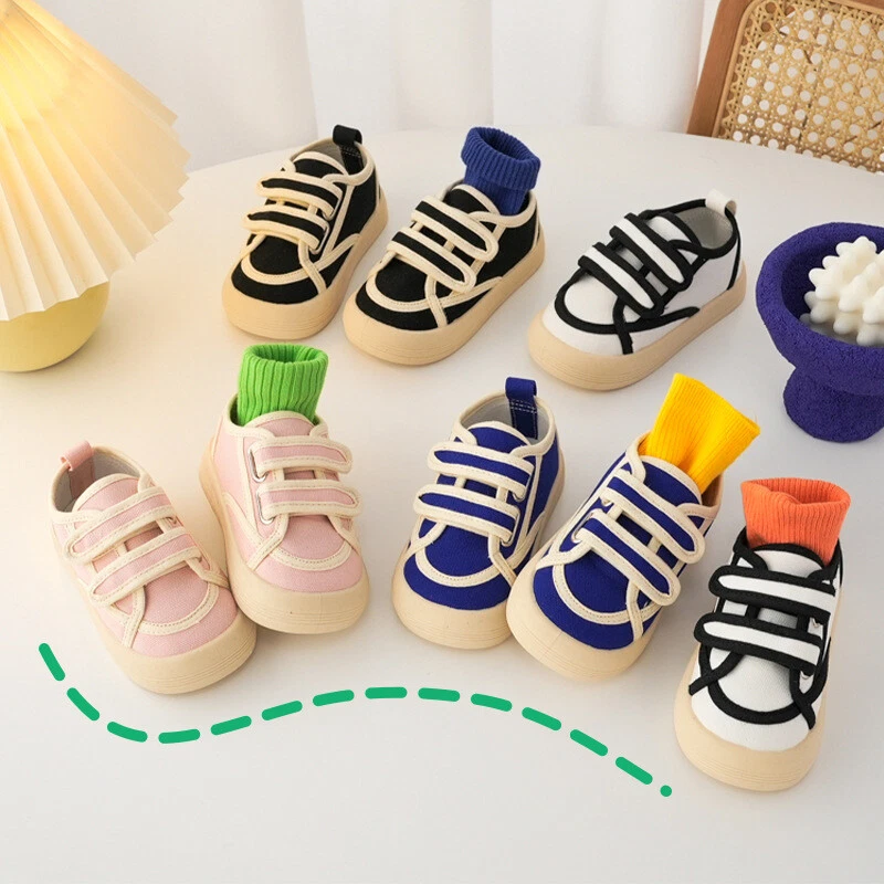 Children Spring Korean Version Fashion Boy Girl Baby Bread Shoes Skate Shoes