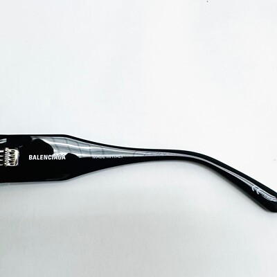 BALENCIAGA EXTREME Line Cat 0177 Black Unisex Logo Mask Sunglasses