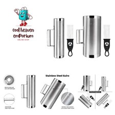 Guiro Instrument Stainless Steel Guiro Shaker 3"10"  6"12" Percussion Instru...