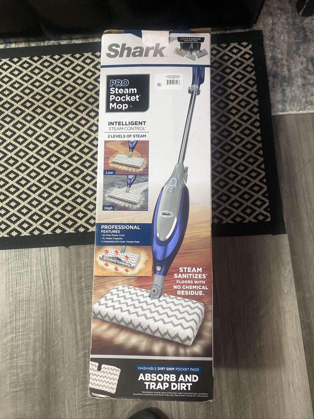 Shark® Professional Steam Pocket® mop for hard floors, deep cleaning, and  sanitization, SE460