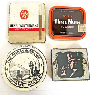 Blechdosen Tabak Zigaretten Konvolut Wintermans Three Nuns Dodo Balkan Sobranie