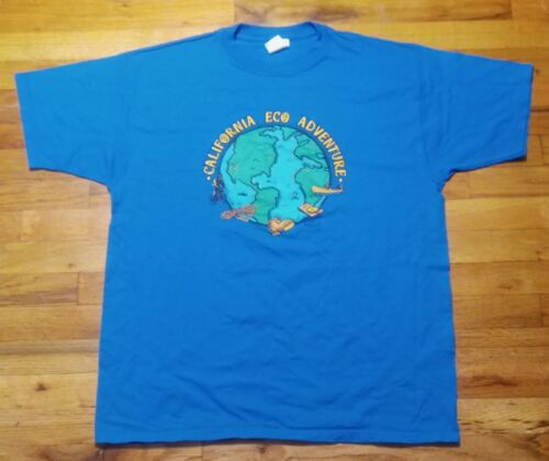 vintage California Ecology Adventure Race Planet Earth t shirt XL peace animal - Picture 2 of 6