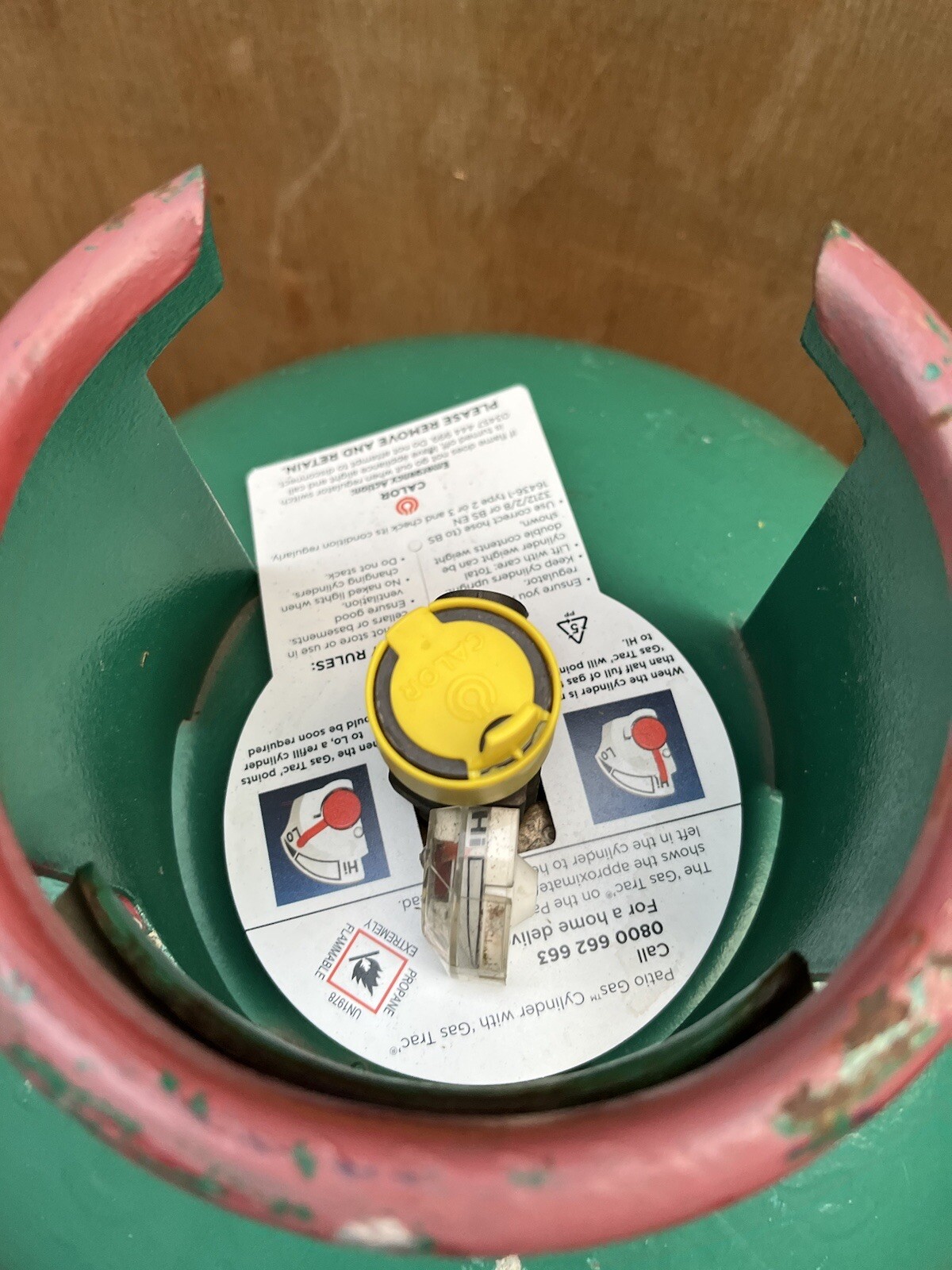 FULL 13kg Calor Patio Gas Bottle Never Been Opened / Still Got CALOR