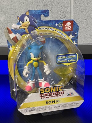 30th Anniversary Sonic the Hedgehog 4-Inch Action Figure - Modern Sonic w/yellow