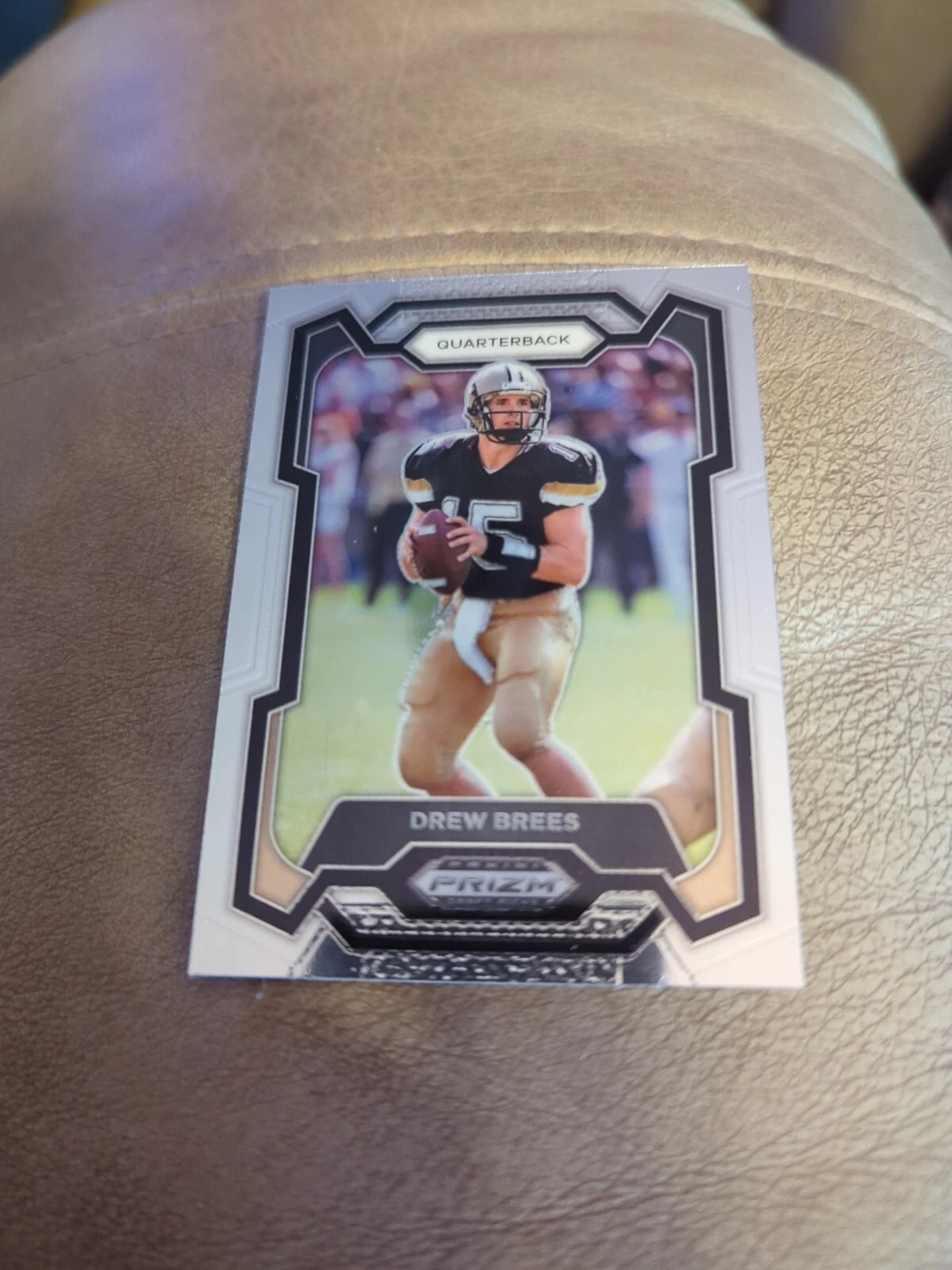 2024 Prizm Draft Picks Football Drew Brees Base Card #88 Purdue Saints