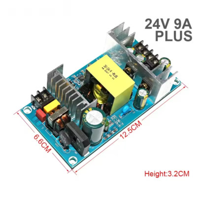 2Pcs AC 100-240V to DC 24V 9A+ Converter 150W Switch Power Supply Module AC  DC