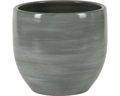Übertopf innen Passion für Pottery Ferry Ø 20 cm H 18 cm Ton grau