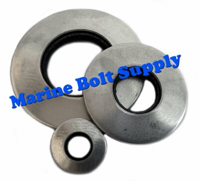 Type 18-8 Stainless Steel Neoprene Bonded Sealing Washers (Sizes #6 to 1/2'')