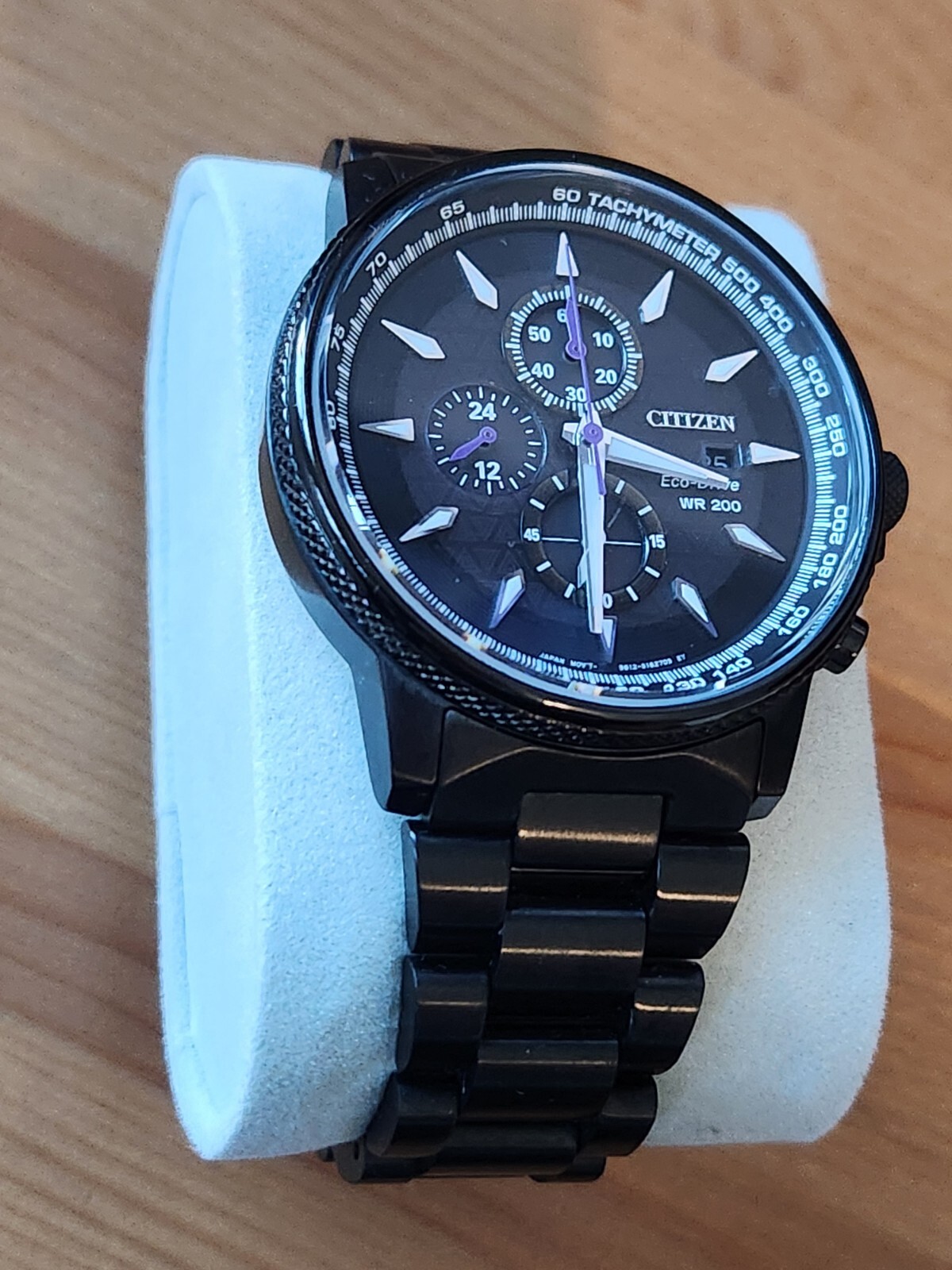 Citizen EcoDrive Herren Chronograph 42mm Marvel Black Panther Uhr