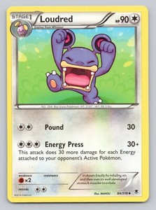 2014 Loudred Pokemon Card Phantom Forces Base Set #84/119